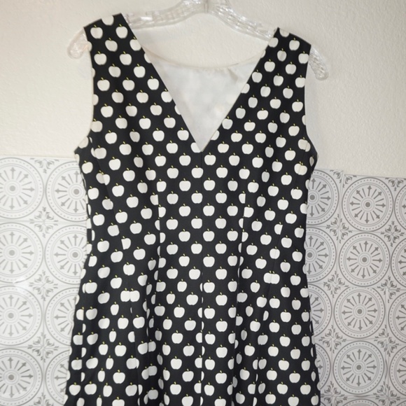 Kate Spade Apple Print Dress Size 6 - Picture 4 of 8